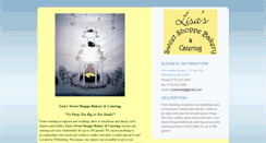 Desktop Screenshot of lisasbakeryandcatering.com